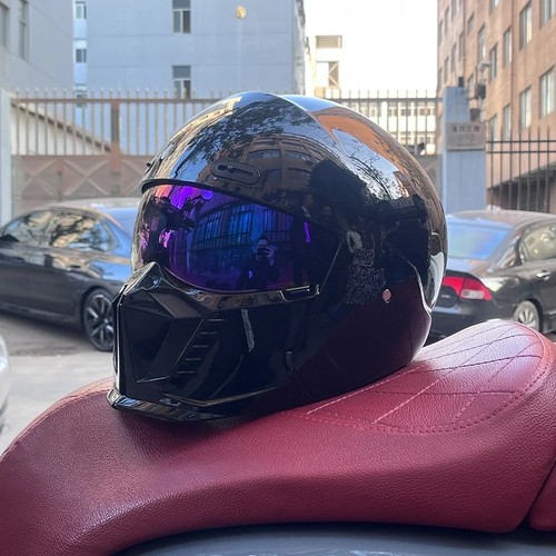 Retro motorcycle helmet abs - motorcycle,