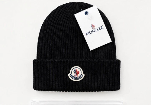 Moncler black ribbed knit - ribbed,