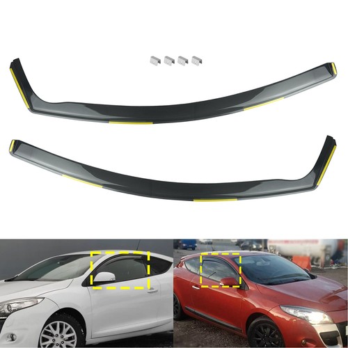 Sun wind deflectors tinted - sun,