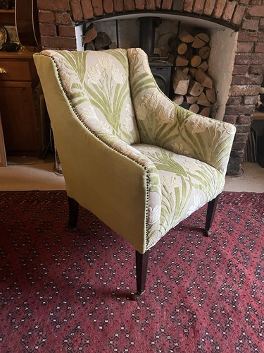 Edwardian library chair - edwardian,
