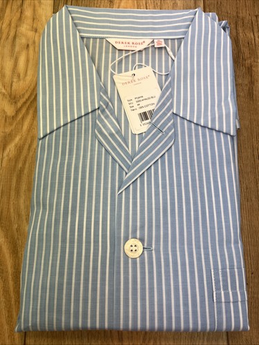 Mens derek rose cotton pyjamas - derek,
