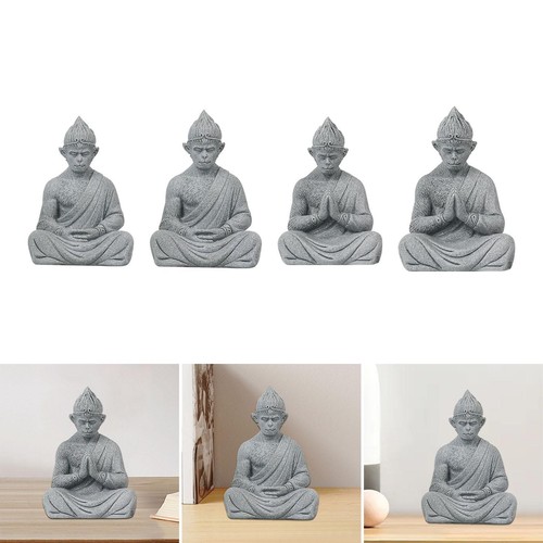 Sitting monkey buddha statue - monkey,