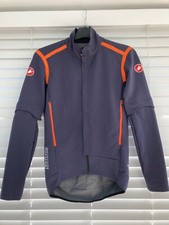 Castelli Perfetto Convertible Jacket Blue / Grey Medium