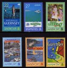 Guernsey 2003 Europa. Poster Art SG 991-996 MNH