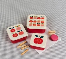 VINTAGE APPLE SNACK BOXES (SET