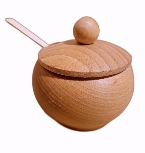 Sugar bowl with lid - sugar,