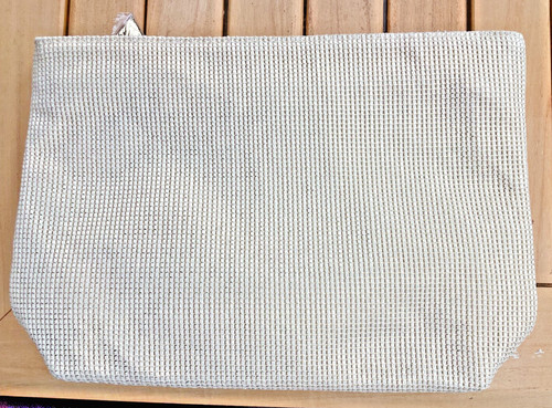 Clarins make bag woven - make,