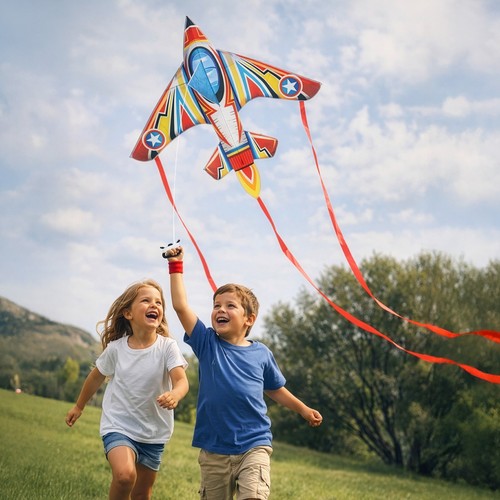 Aeroplane kite for children - for,