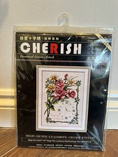 Cross Stitch Kit -  Flowers  &
