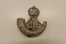 MILITARY CAP BADGE DLI DURHAM LIGHT INFANTRY 4.5CMS X 4CMS (2455)