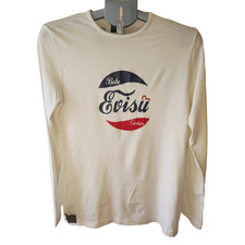 Evisu T Shirt Mens XL Cream