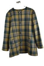 AVOCA Green Checked Topcoat