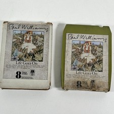 RARE 8 TRACK CARTRIDGE - PAUL WILLIAMS - LIFE GOES ON Stereo Cassette