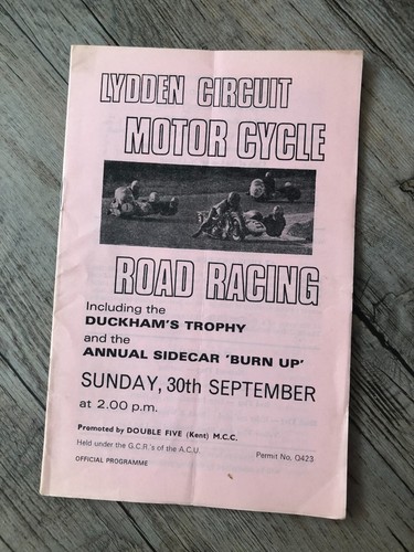 Motor cycle road racing