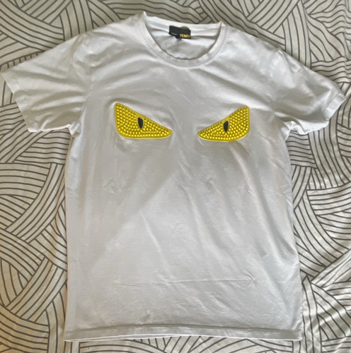 Fendi men white bag - bag, bugs