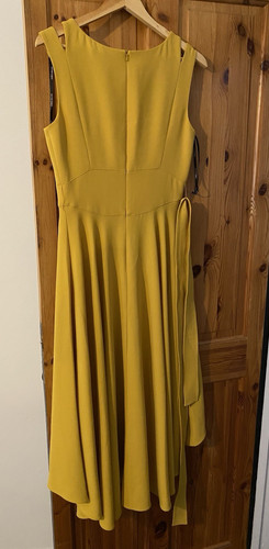 Karen millen mustard midi - karen,