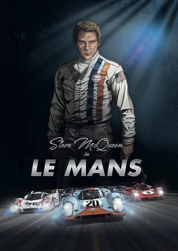 Steve mcqueen mans poster - mcqueen,