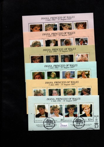 Stamp royalty princess diana - princess,