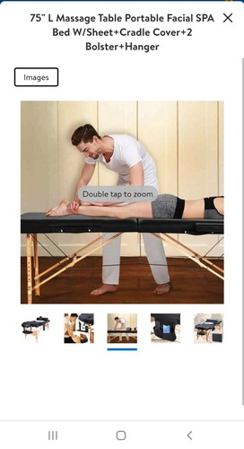 Massage table portable - 75",