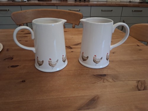 Pair farmhouse animals white - animals,