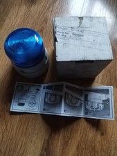 Flashguard Blue Flashing Beacon, 230 V ac, Surface Mount.