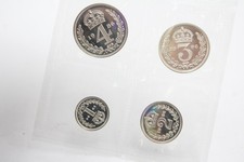 1986 Uncirculated Full Decimal Maundy Money Silver Coin Set