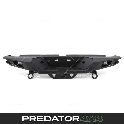 Black rear bumper - rear, replacement