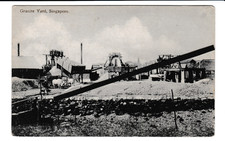 POSTCARD ; GRANITE YARD, SINGAPORE