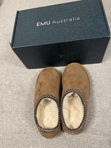 Emu sheepskin mules - emu,