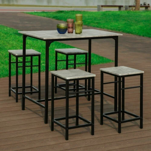 Garden industrial bar set - set, high