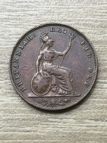 Victoria farthing 1844 - victoria,, farthing,