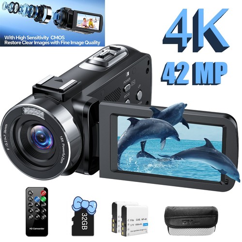 42mp video camera digital - 4k,