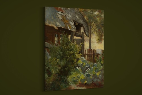 Hans thoma cabbage garden - -,
