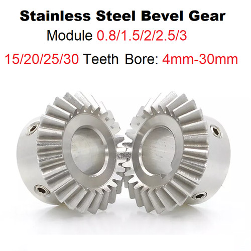 Bevel gear stainless - stainless, steel