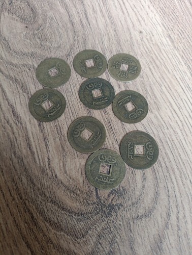 Lucky chinese coin feng - lucky,