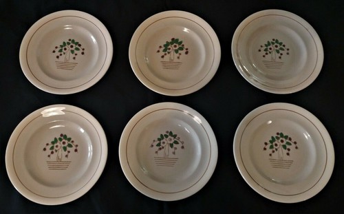 Set six flat plates - of,