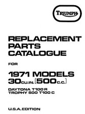 (1272) 1971 Triumph unit 500cc