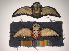 Pair of Early WW2 RAF Brevets & Medal Ribon.