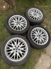 17” FORD MONDEO ALLOY WHEELS & TYRES 5x108 Galaxy S Focus Rims With Tyres