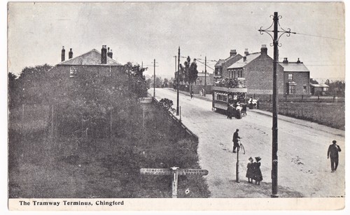 Vintage postcard chingford - vintage,