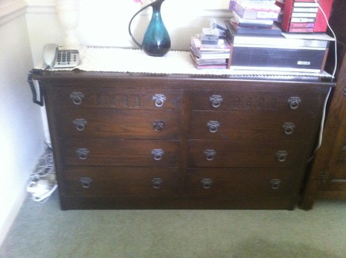 Old charm style carved solid - old,