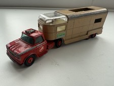 Vintage Matchbox King Size K-18 Dodge Tractor & Articulated Horse Van, Lesney
