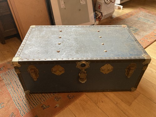 Overpond vintage travel trunk - overpond,