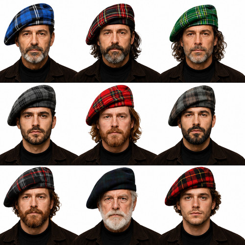 Scottish tam shanter tartan - scottish,