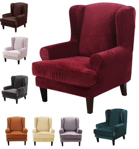 Wingback chair cover - chair,