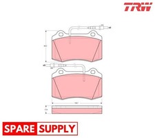 BRAKE PAD SET, DISC BRAKE FOR
