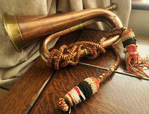 Vintage bugle made copper - bugle, of