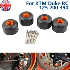 For KTM RC 125 200 390 Duke Front Rear Fork Wheel Frames Slider Crash Protector