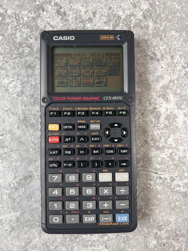 Casio cfx 9850g - casio,