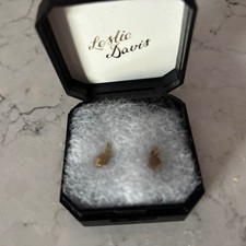 Leslie Davis Pair Of Tiny Gold